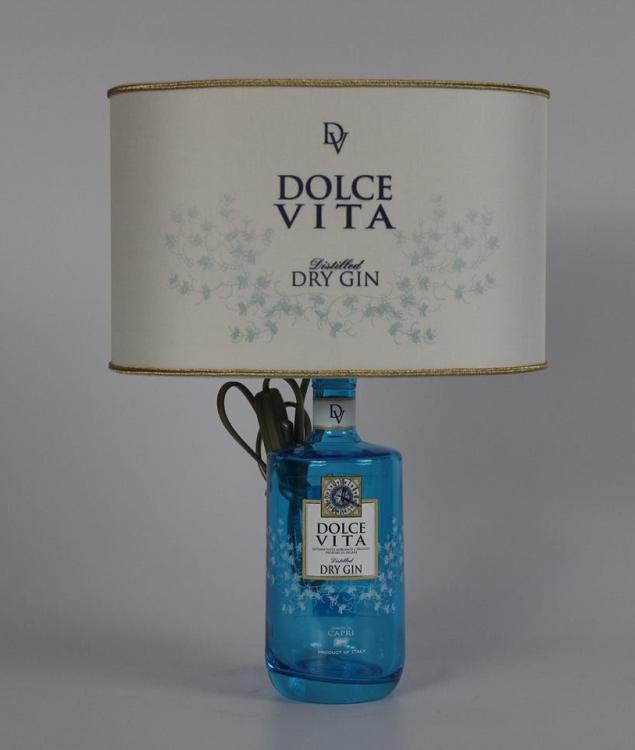Lampade bottiglie promozionali - Dolce Vita Dry Gin